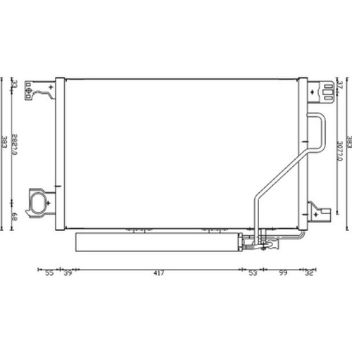 Mahle condenser for mercedes - condenser,