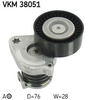 Skf tensioner pulley for - pulley,