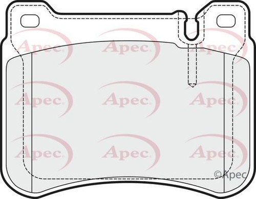 Apec front brake pad - brake, for